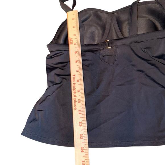 Lands' End Sz 8A Tankini Top Beach Cruise Summer Vacation Slimming Support - Picture 3 of 6